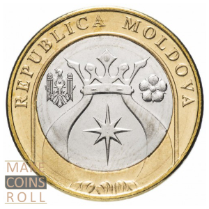 Obverse side 5 lei Moldova 2018