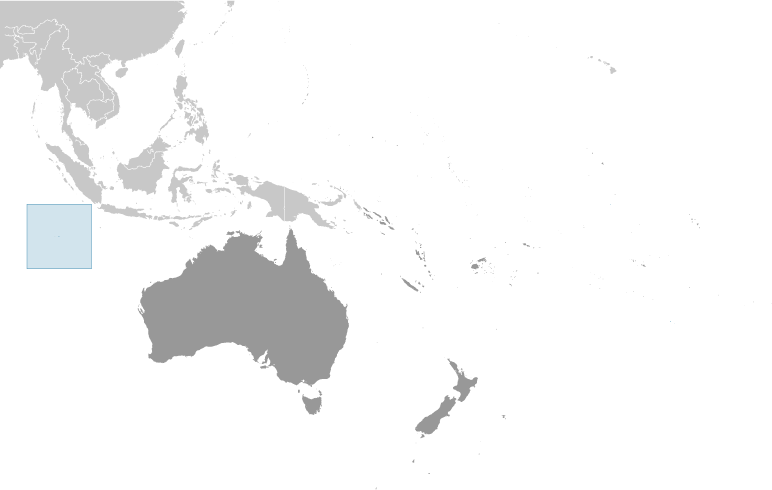 Cocos Keeling Islands locator