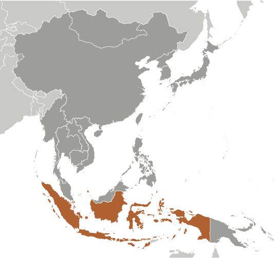 Indonesia locator