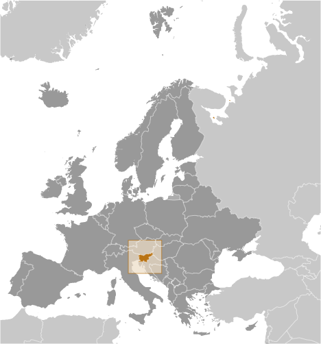 Slovenia locator