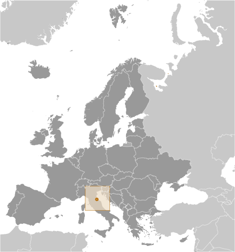 San Marino locator