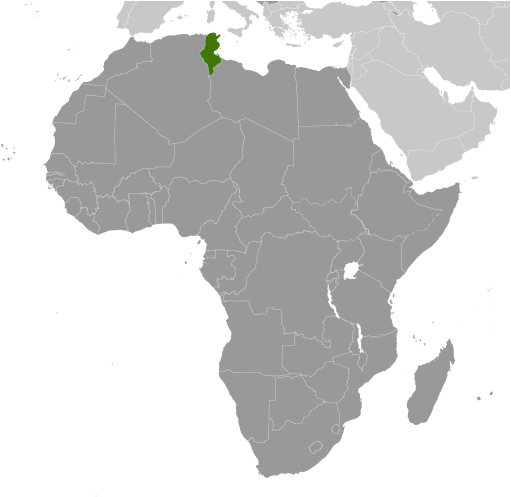 Tunisia locator